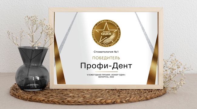 «Профи-Дент» победитель премии «Номер один»